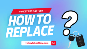 How to Change Battery in VW Tiguan Key Fob - VW Key Fob Battery